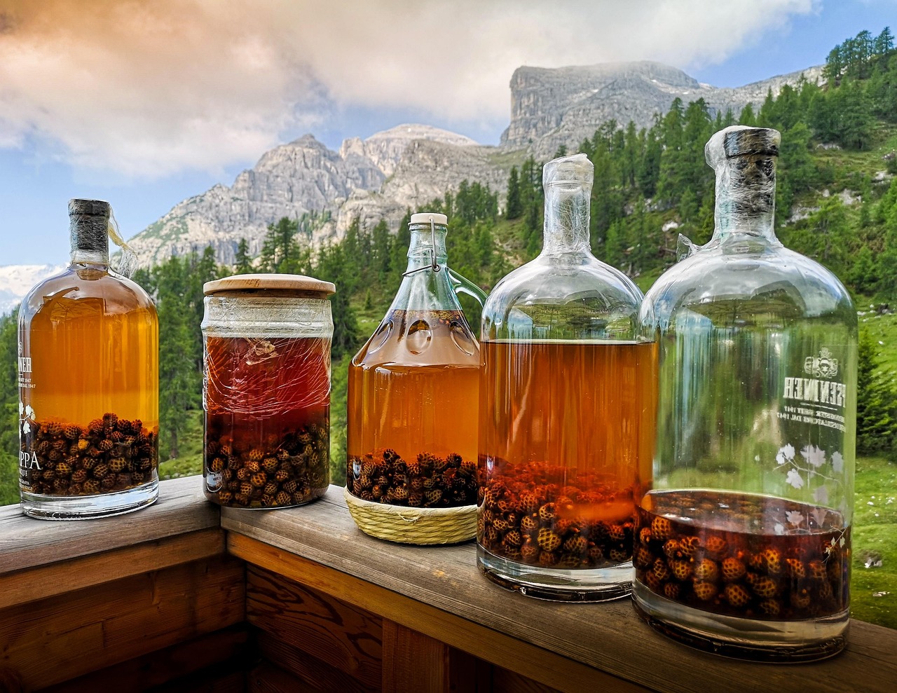 Two Jays Grappa bottle