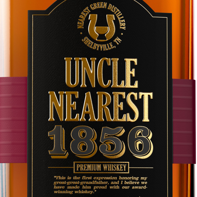 Uncle Nearest 1856 Aged Whiskey bottle