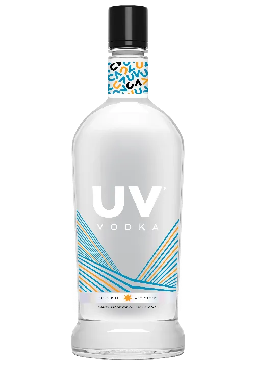 Uv Silver Vodka bottle