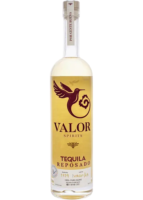 Valor Tequila Reposado bottle