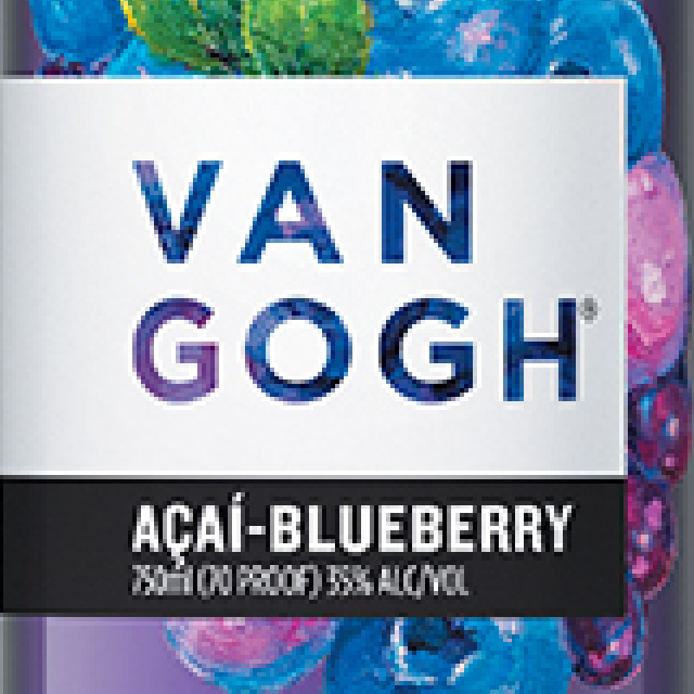 Van Gogh Acai-Blueberry bottle