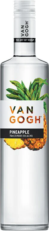 Van Gogh Pineapple bottle