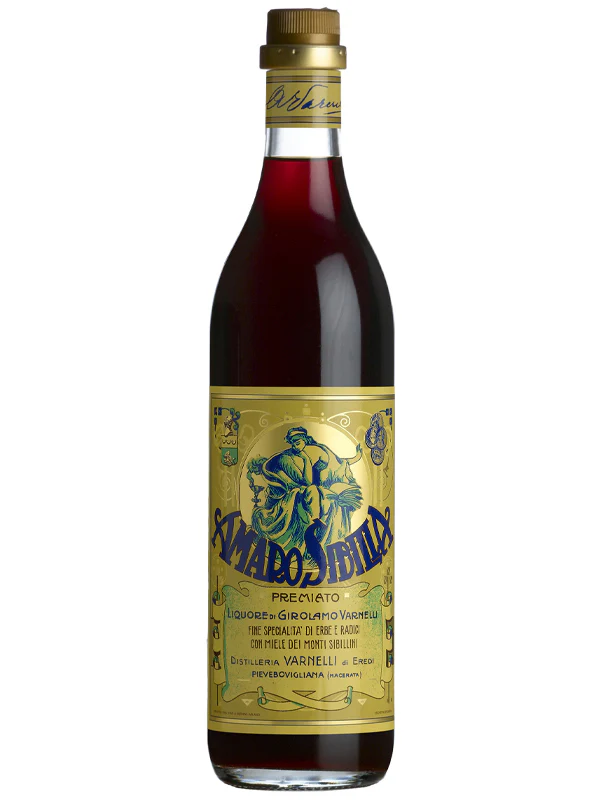 Varnelli Amaro Sibilla Disco bottle