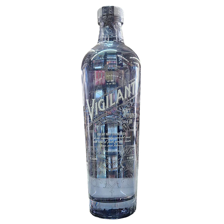 Vigilant Navy Strength Gin Disco bottle
