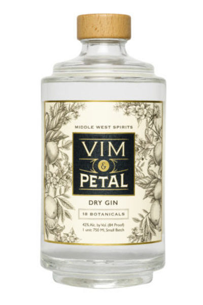 Vim & Petal Dry Gin bottle