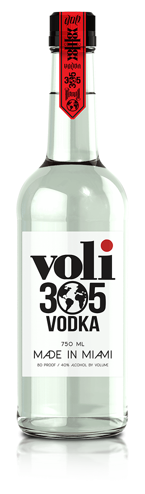 Voli 305 Vodka bottle