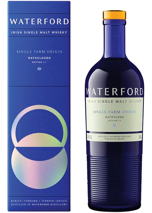 Waterford Rathclogh Sin Farm Origin Irish Sing Malt No Vor bottle