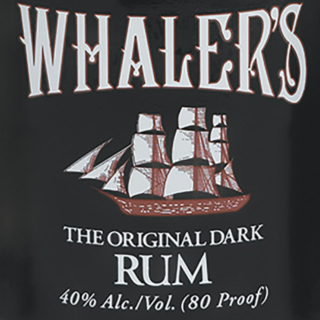 Whalers Rare Reserve Dark Rum Disco bottle