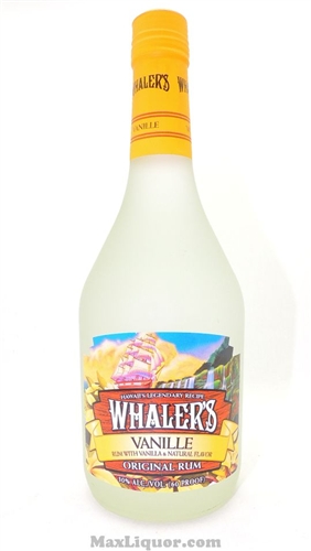 Whalers Vanilla Rum Disco bottle