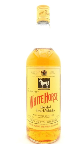 White Horse Scotch bottle