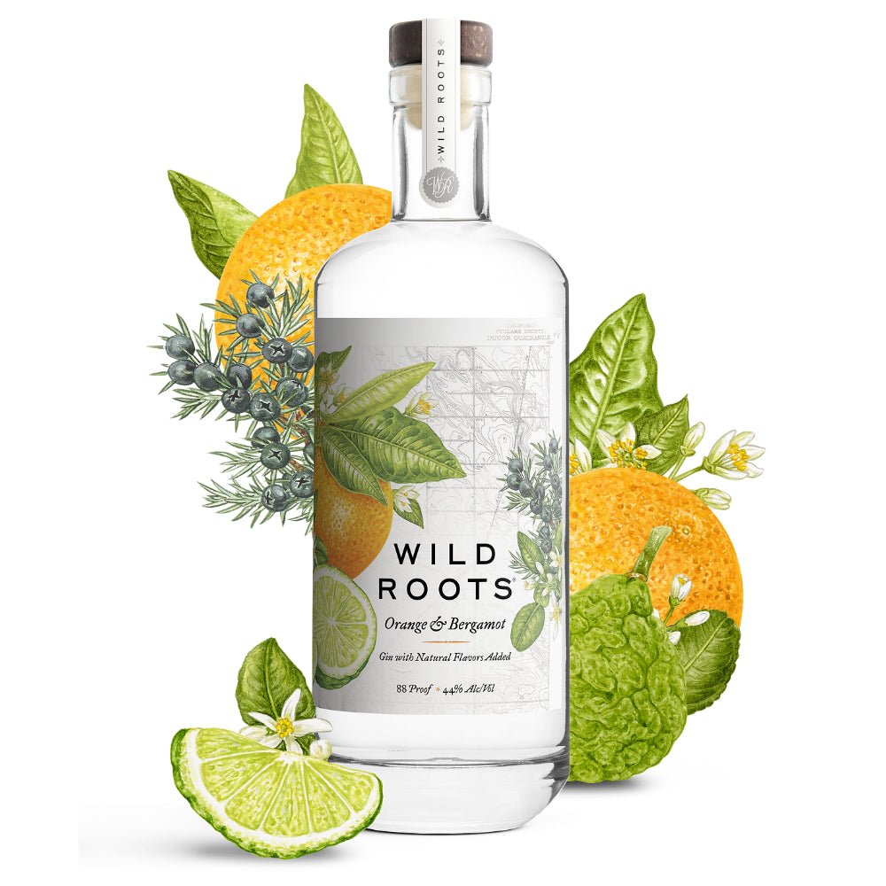 Wild Roots Orange & Bergamot Gin bottle