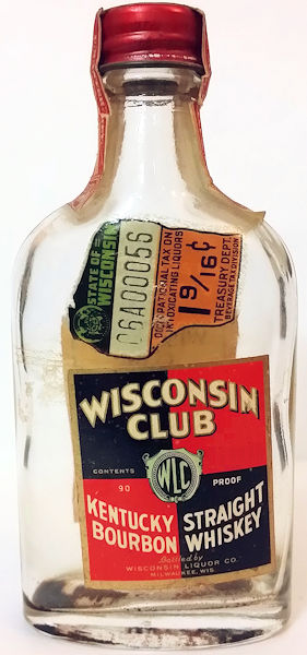 Wisconsin Club Vodka Mini bottle