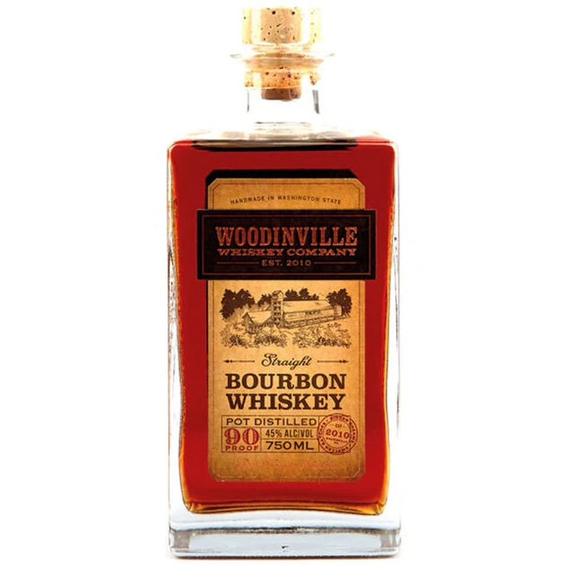 Woodinville Straight Bourbon bottle