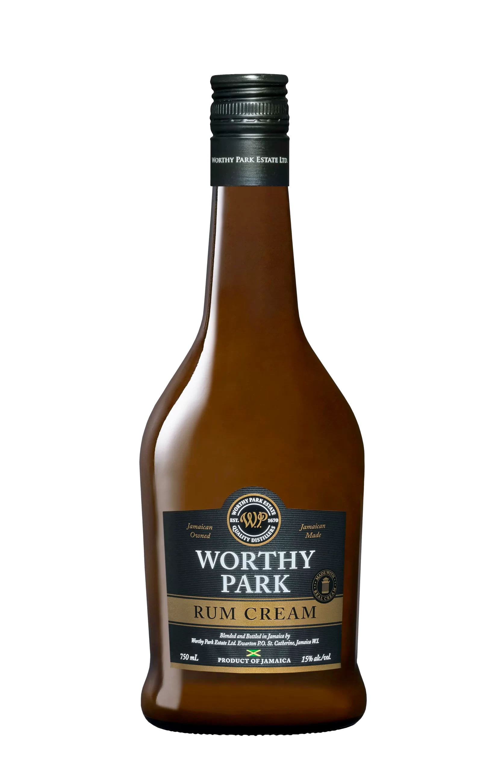 Worthy Park Rum Cream bottle