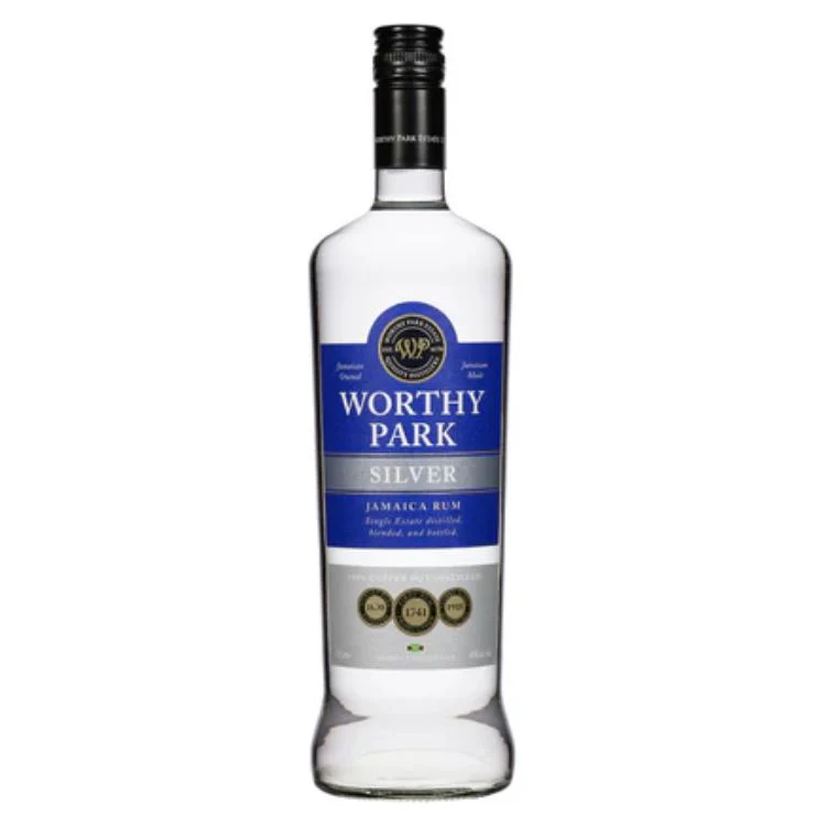 Worthy Park Silver Rum bottle