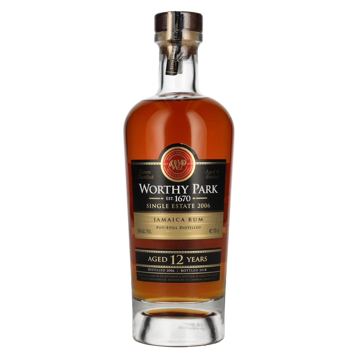 Worthy Park Single Estate Jamaica Rum 12 Years bottle