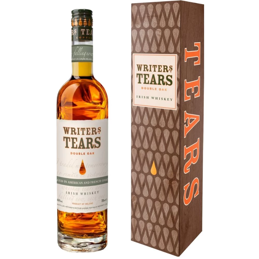 Writers Tears Double Oak Irish Whiskey bottle