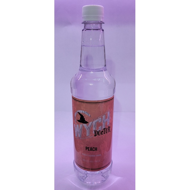 Wych Doctor Peach Vodka bottle