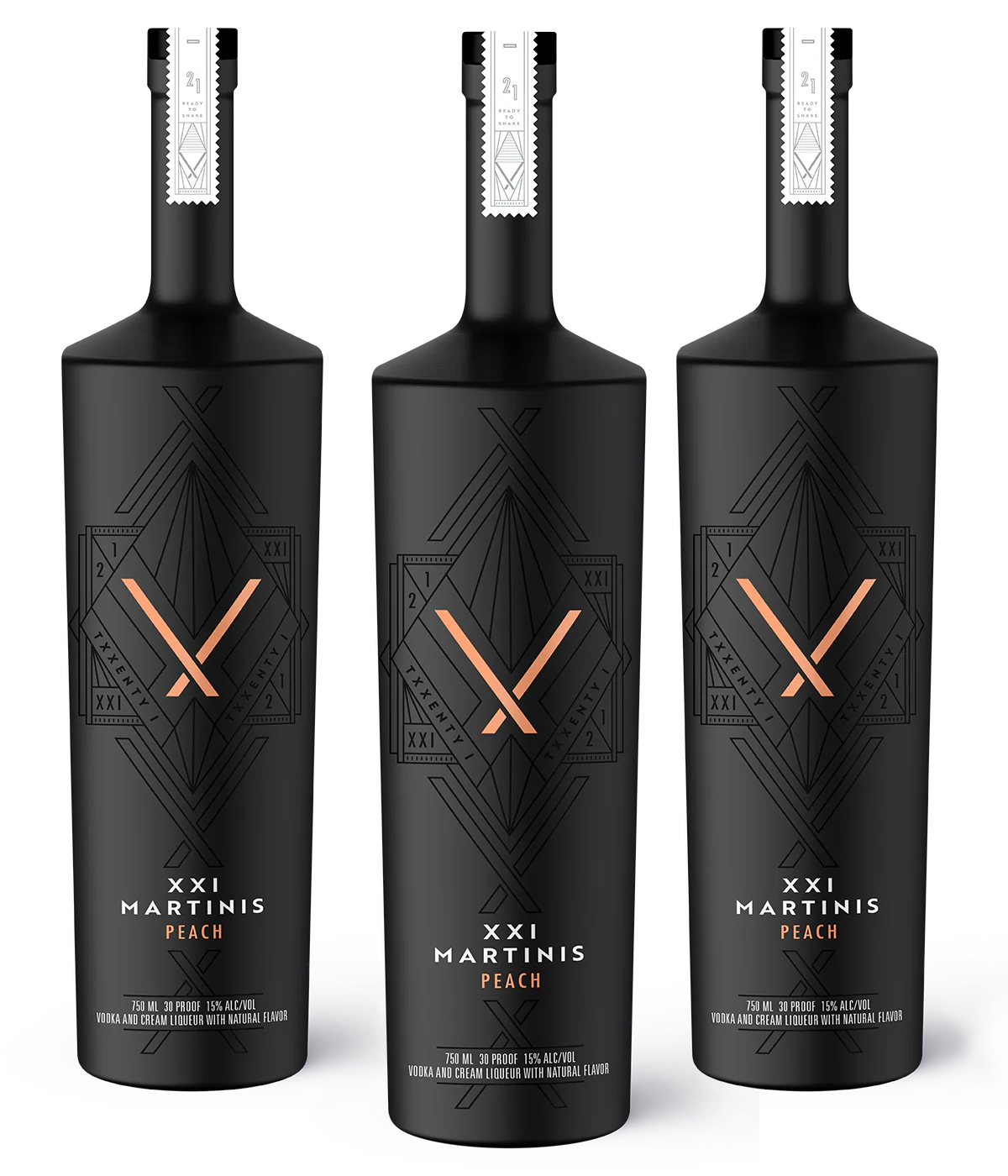 Xxi Martinis Peach bottle