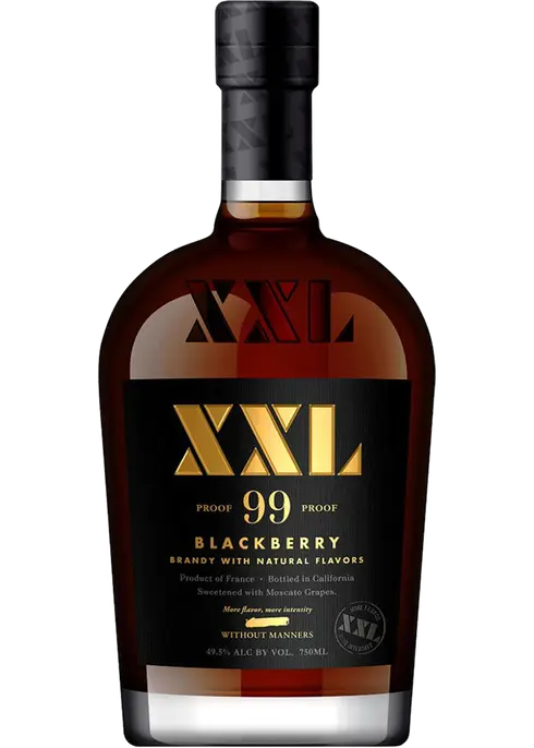 Xxl Blackberry Brandy 99 Proof bottle