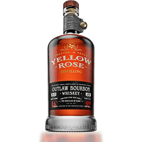 Yellow Rose Outlaw Bourbon bottle
