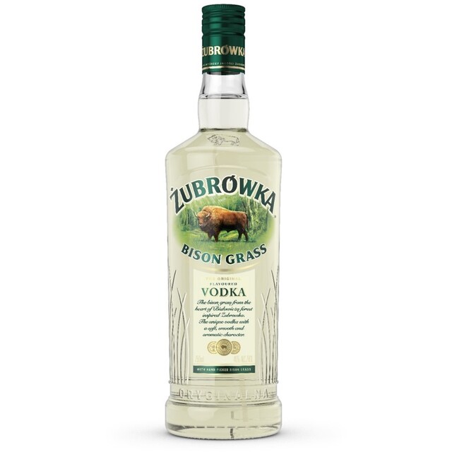 Zu Bison Grass Vodka Use Code 35662 bottle